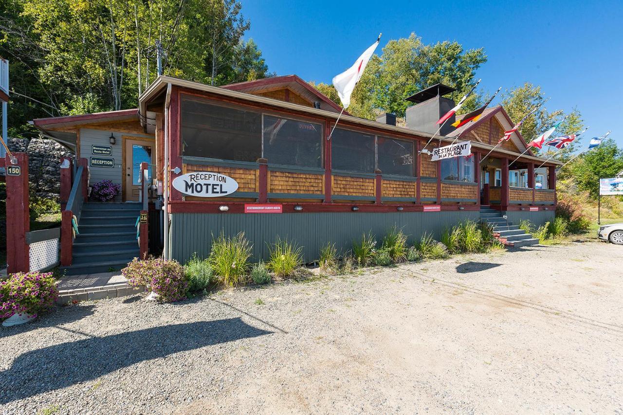 Restaurant Motel De La Plage Saint-Irénée Exterior foto